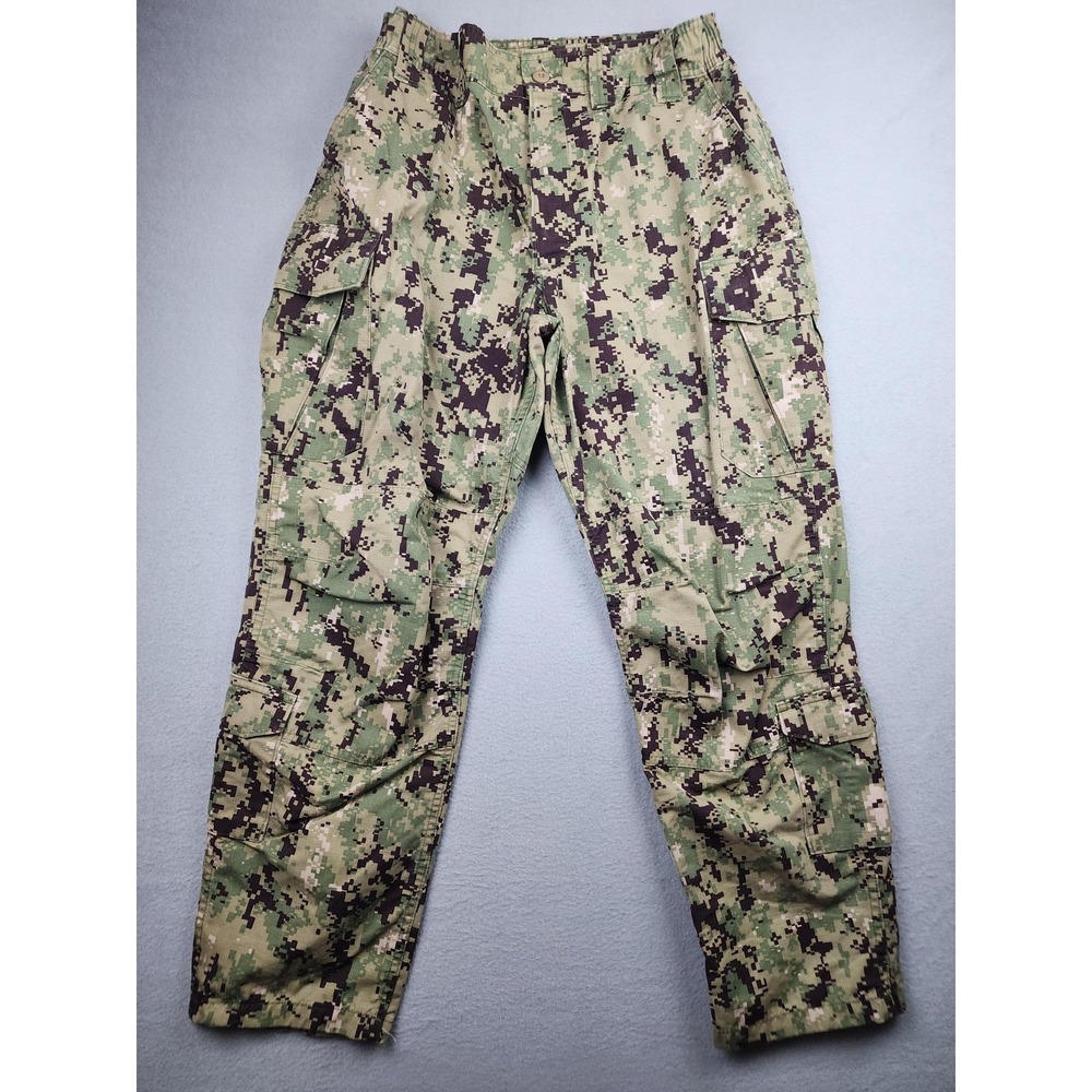 US Navy Pants Mens 37 Short US Navy NWU Type III Camo Digital Working Seals